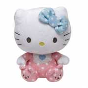 Pluche Beanie knuffel Hello Kitty baby 15 cm