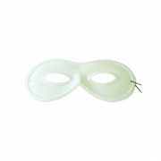 Wit oogmasker van papier Farfalla