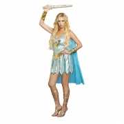 Sexy blauw gladiator kostuum