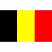 Vlag van Belgie mini formaat 60 x 90 cm
