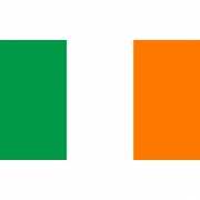 Vlag van Ierland mini formaat 60 x 90 cm