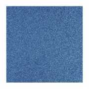 Scrapbooking papier blauw glitter