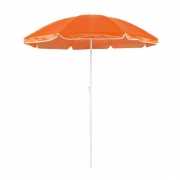 Oranje parasols van nylon