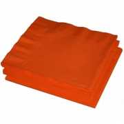 Papieren feest servetten oranje