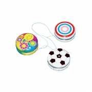 Voetbal speelgoed jojo 3,5 cm