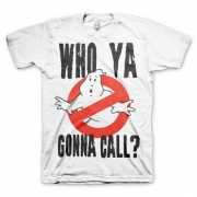 Merchandise Ghostbusters shirt heren wit