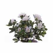 Kunstplant Witte Azalea 20 cm