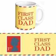Koffie beker First Class Dad