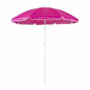 Roze parasols van nylon