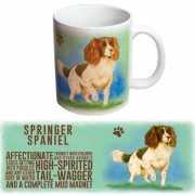 Koffie beker Springer Spaniel hond