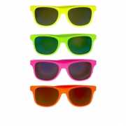 Neon gekleurde zonnebril