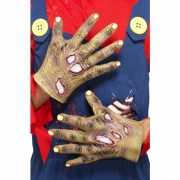 Halloween handschoenen zombie