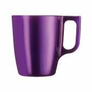 Koffie mok in paarse kleur