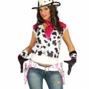Carnaval dubbele cowboy holsters met riem