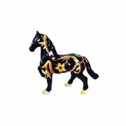 Spaarpot pony zwart geel