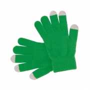 Smartphone handschoenen groen