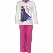 Frozen pyjama wit met roze