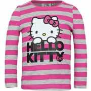Hello Kitty t shirt grijs met roze