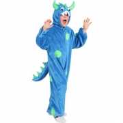 Blauw monster kostuum voor kids