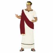 Romeinse keizer kostuum rood en wit