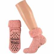 Wollen dames sokken roze