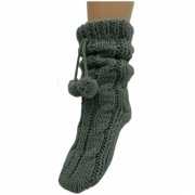 Dames sokken voor in huis grijs
