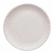 Witte wegwerp borden 29 cm