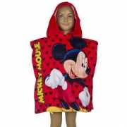 Mickey Mouse badcape rood