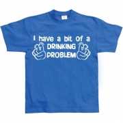 Grappig heren T shirt Drinking Problem