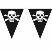 Piraten vlaggenlijn zwart