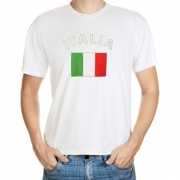 Wit t shirt Italie volwassenen