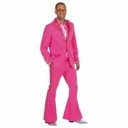 Roze Bling Bling kostuum heren