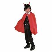 Halloween Dracula cape kinderen rood