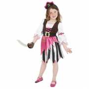 Roze piraten kostuum voor meisjes