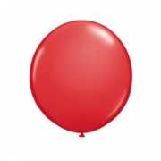 Qualatex mega ballon 90 cm rood