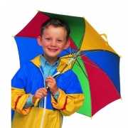 Gekleurde kinder paraplu