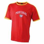 Rood voetbalshirt Portugal volwassenen