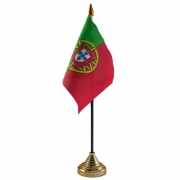 Portugal tafelvlaggetje inclusief standaard