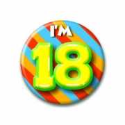 Button I am 18