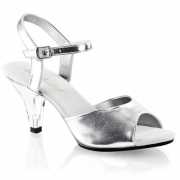 Zilveren sandalen Esmeralda