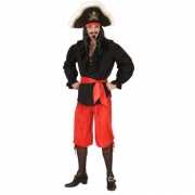 Rode piraten broek velours