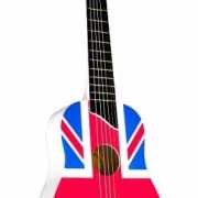 Kinder gitaar met de Engelse vlag
