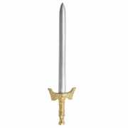 Koning zwaard met gouden handvest 68 cm