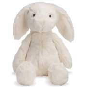 Pluche witte konijn Riley 19 cm