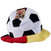 Pluche voetbal hoed Belgie