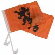 Oranje KNVB autovlaggen 20 x 30 cm
