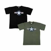 Zwart t shirt United States Air Force
