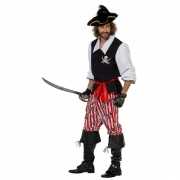 3 delig piraten kostuum voor heren