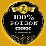 Halloween Flessen etiket poison